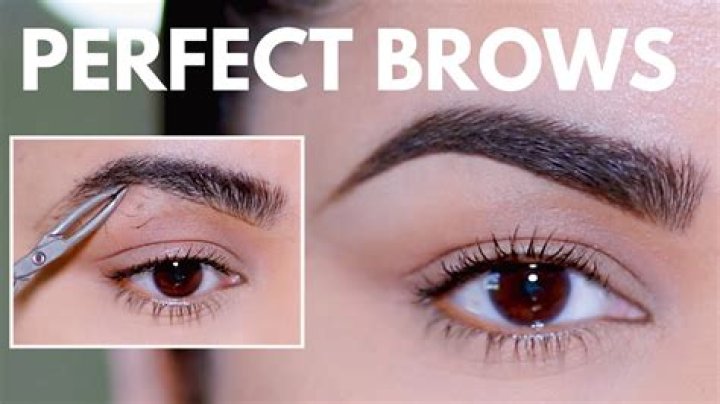 How To Shape The Perfect Brows: Expert Tips
